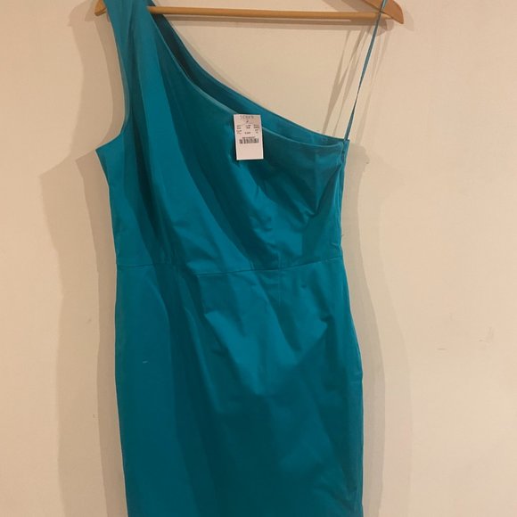 JCrew One Shoulder Dress - Picture 2 of 3